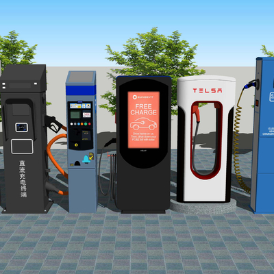 Modern new energy vehicle charging pile