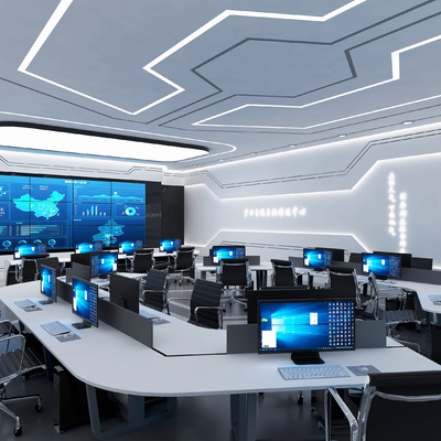 Modern Control Room Command Center