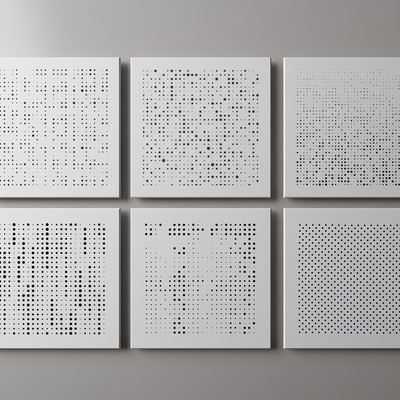 Modern perforated plate sound-absorbing board