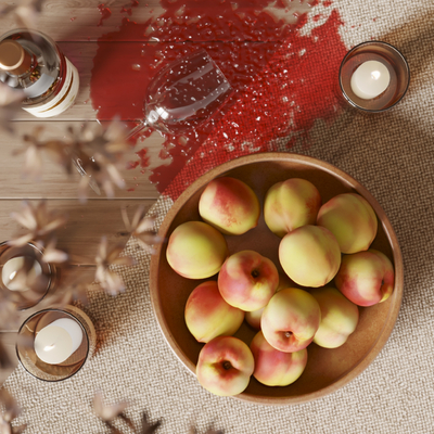 Modern Peach Fruit Plate