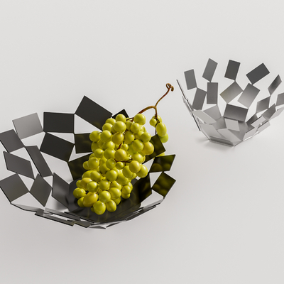 Modern Grape Fruit Plate