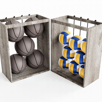 modern basketball volleyball basket