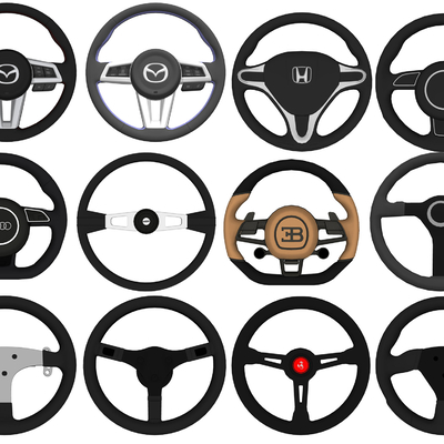 modern car steering wheel parts