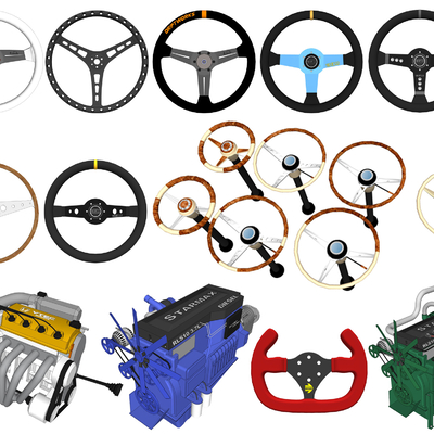 modern car steering wheel parts