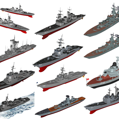 modern warship military equipment