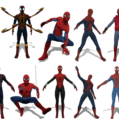 Modern Marvel Anime Character Spider-Man