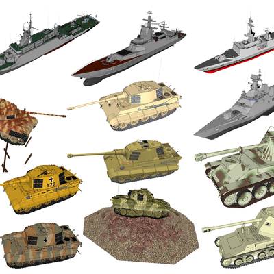 modern tank warship military equipment