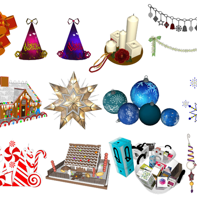 Modern Christmas ornaments