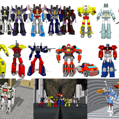 Modern Anime Character Transformers