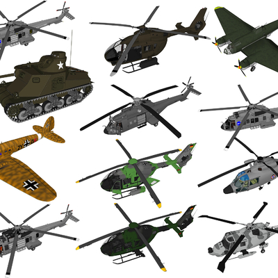 modern military helicopter gunships