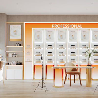 Modern cosmetics store studio