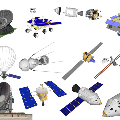 Modern Radar Adventure Vehicle Satellite