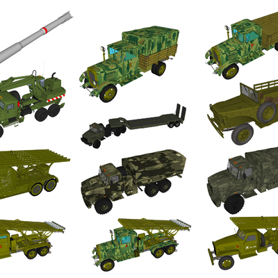 Modern Military Truck Equipment