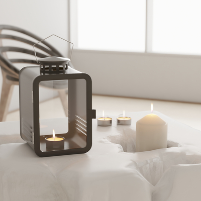 Modern candle ornaments