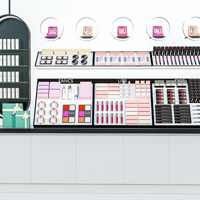 Modern cosmetics commodity display rack 2