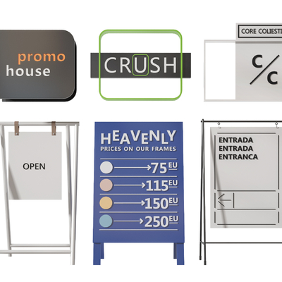 Modern Display Signs Signs Guide Signs