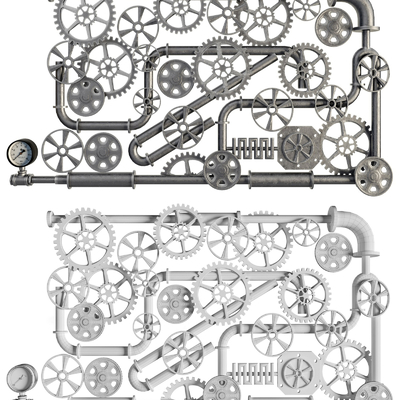 Industrial wind pipe machinery gear pendant