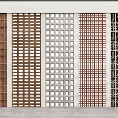 Modern cement brick partition hollow partition