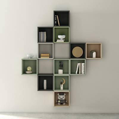 Modern Bookcase Wall Cabinet