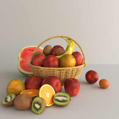 Modern fruit basket