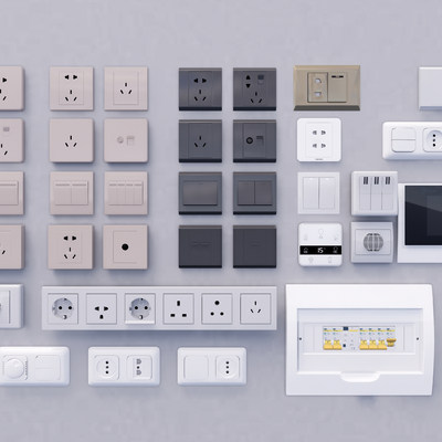 Modern socket switch electric box