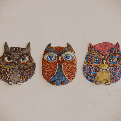 Southeast Asia Owl Wall Pendant