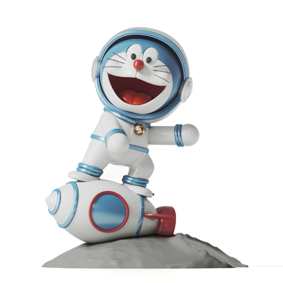 Modern Chao Play Doraemon Astronaut Ornaments