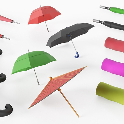 Modern Colorful Parasol Umbrella