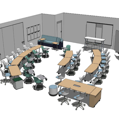 Modern Training Tables and Chairs