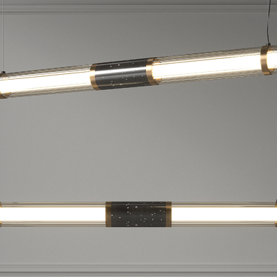 Modern Affordable Luxury Style Strip Chandelier