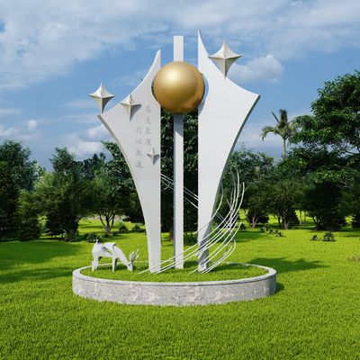 Modern Park Sculpture