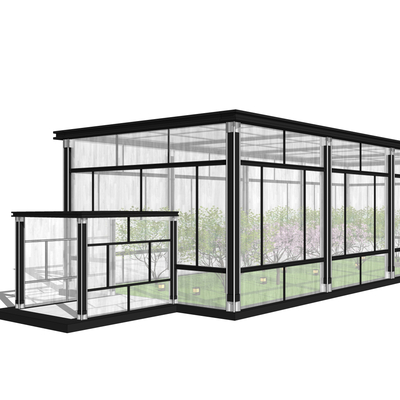 Modern greenhouse glass house