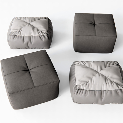 Nordic Fabric Sofa Stool Foot