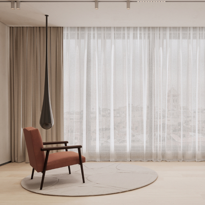 Modern Curtain Window Screen