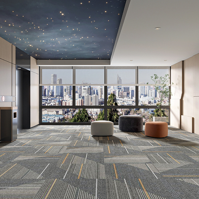 Elevator room of modern office building