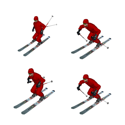 Modern Ski Characters