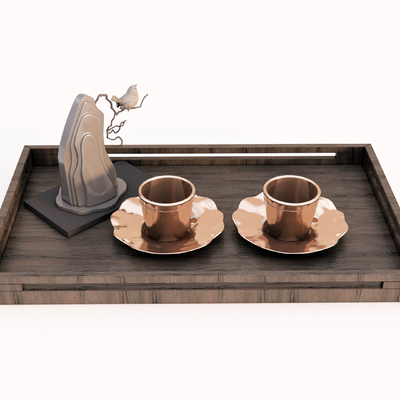 Modern coffee cup tray