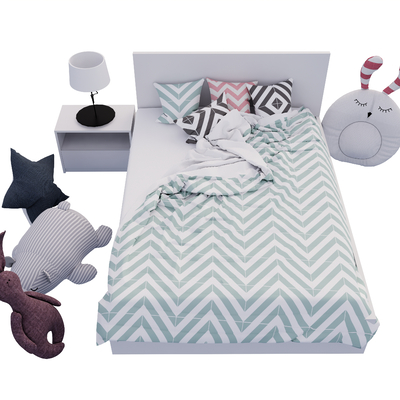 Nordic Fabric kids Bed