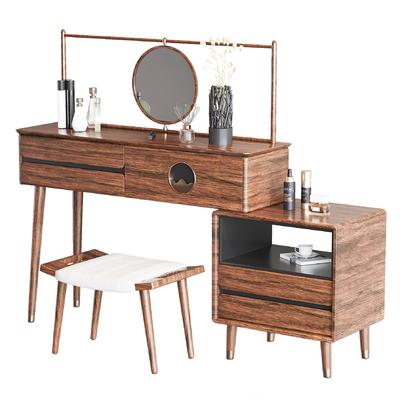 Neo-Chinese Style Solid Wood Dressing Table