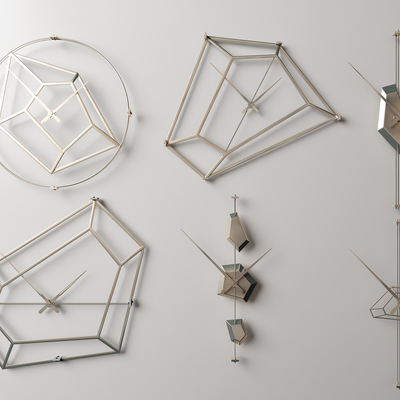 Modern Metal Wall Clock