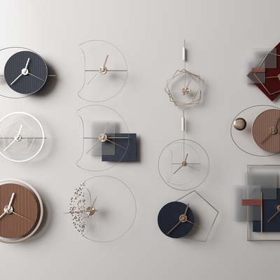 Modern Clock Wall Decoration Pendant