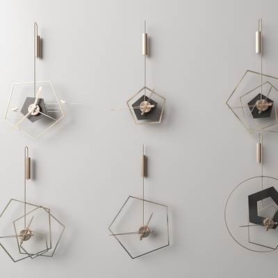 Modern Metal Wall Clock