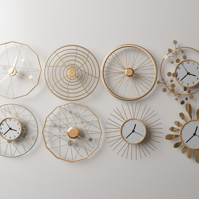 Modern Metal Wall Clock