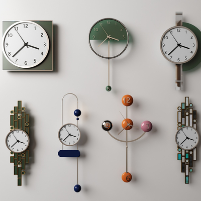 Modern Clock Wall Decoration Pendant