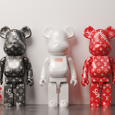 Modern violent bear Art Toy sculpture ornaments