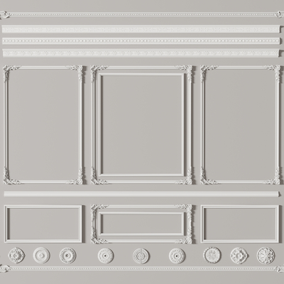 European-style line gypsum line wall board