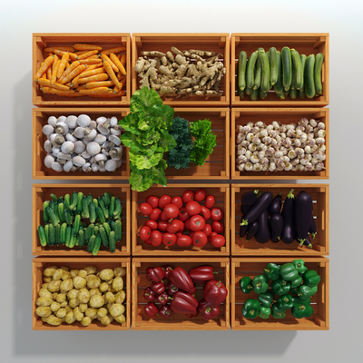 Modern fruits and vegetables