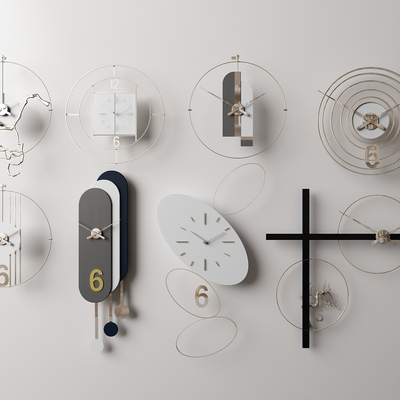 Modern Clock Wall Decoration Pendant