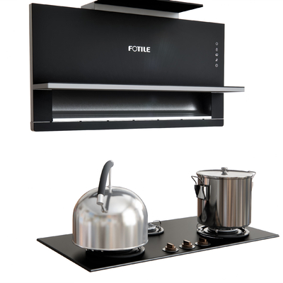 Modern gas stove range hood