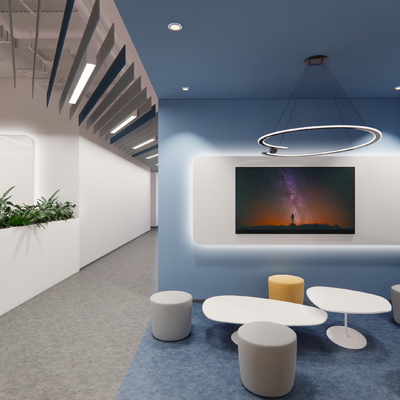 Modern office and leisure area